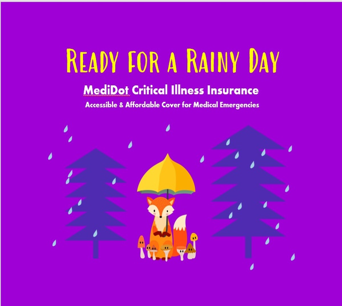 Ready for a Rainy Day MediDot Illustration
